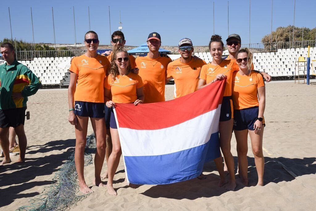 Portugees duo zit Ertner/Groot Antink wederom dwars in achtste finales EK Beachtennis