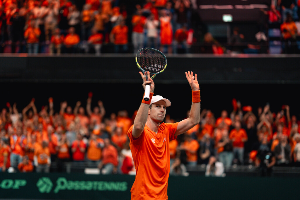 TeamNL na openingsdag op voorsprong tegen Colombia in Davis Cup